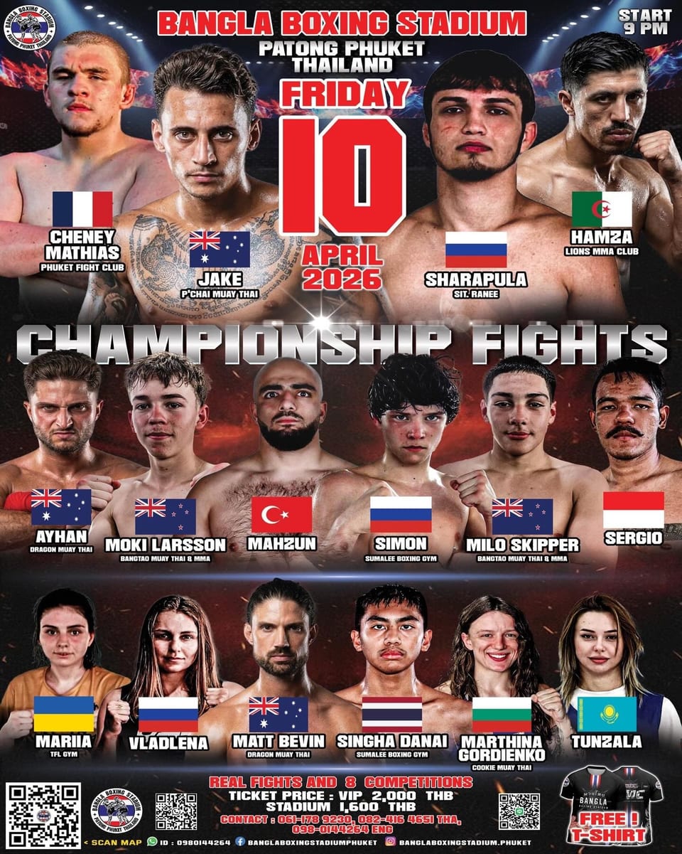 BANGLA BOXING STADIUM CHAMPIONSHIP FIGHTS 10 APRIL 2026
