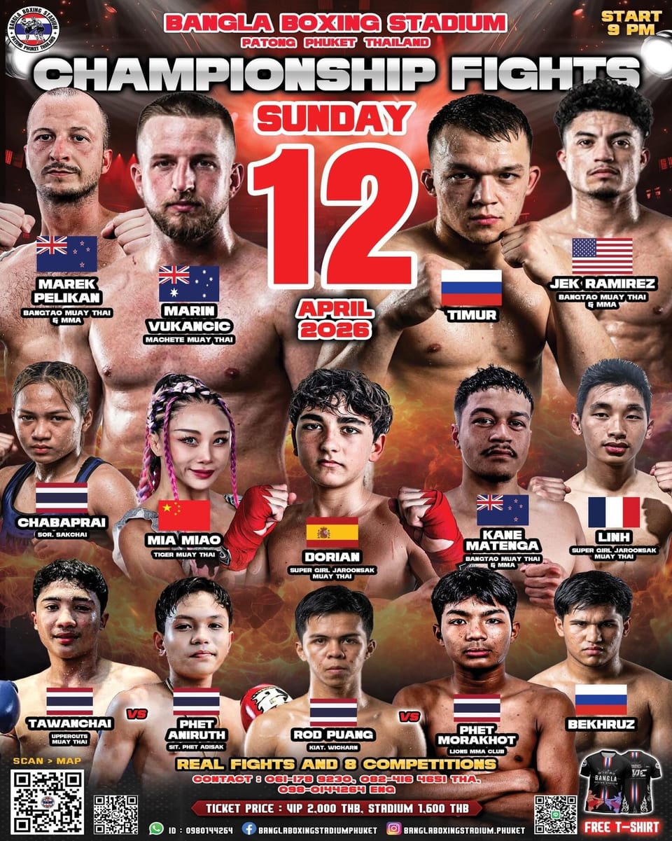 BANGLA BOXING STADIUM CHAMPIONSHIP FIGHTS 12 APRIL 2026