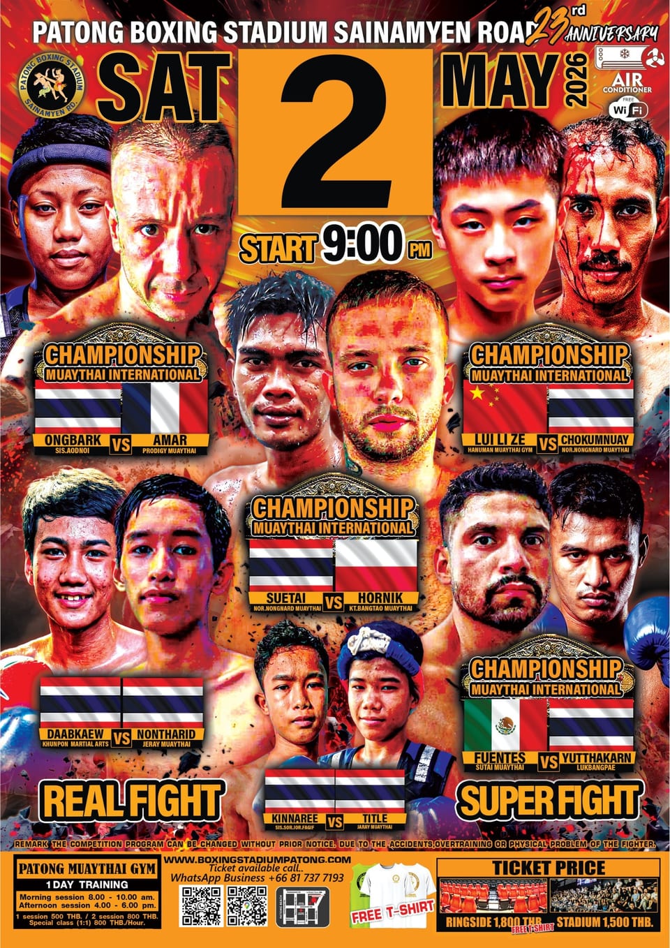 Patong Boxing Stadium 2 MAY 2026