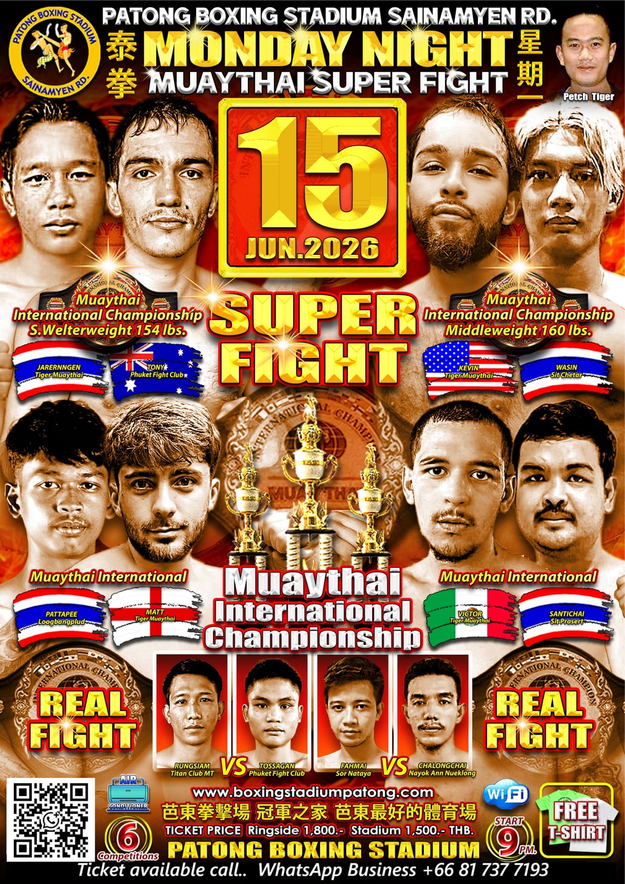 MUAYTHAI SUPER FIGHT 15 JUNE 2026