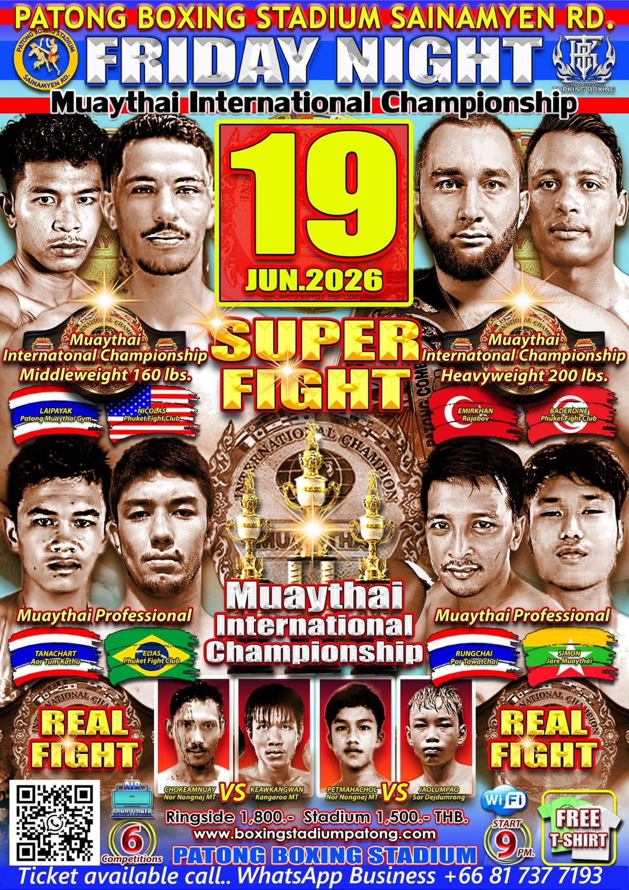 Muaythai International Championship 19 JUNE 2026