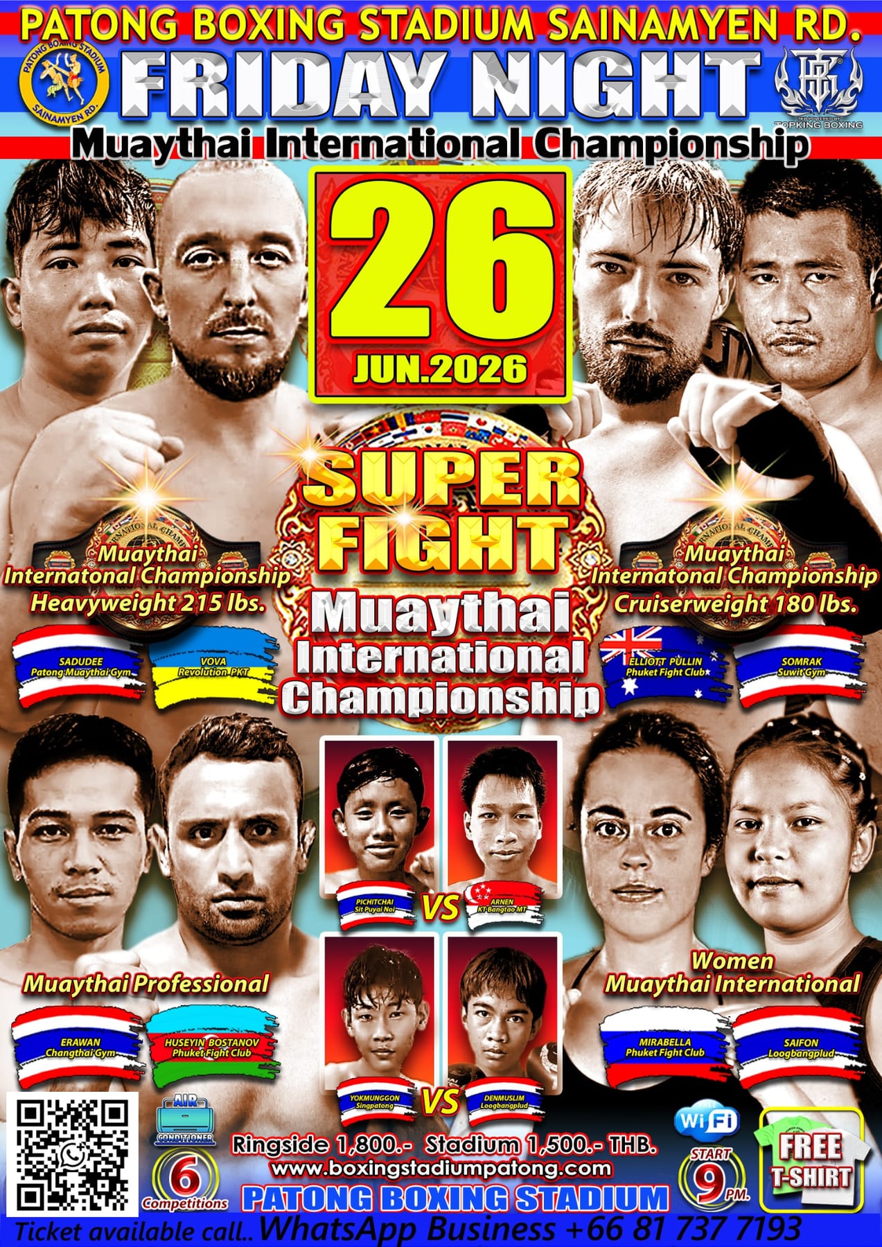 Muaythai International Championship 26 JUNE 2026
