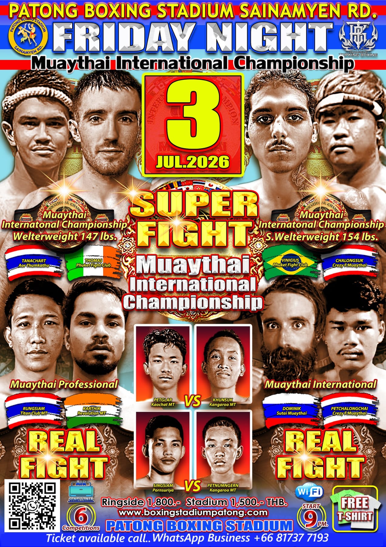 Muay Thai International Championship 3 JULY 2026