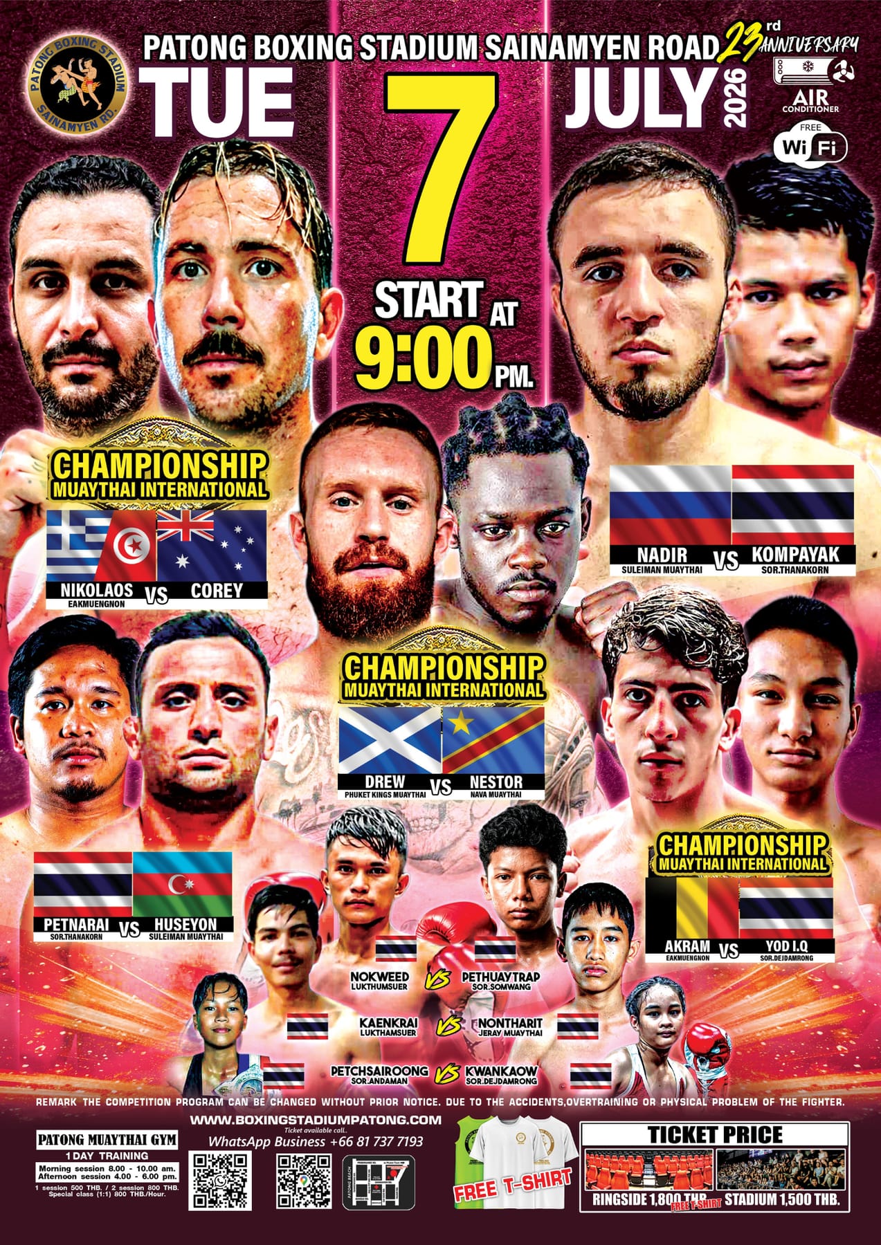 Patong Boxing Stadium 7 JULY 2026