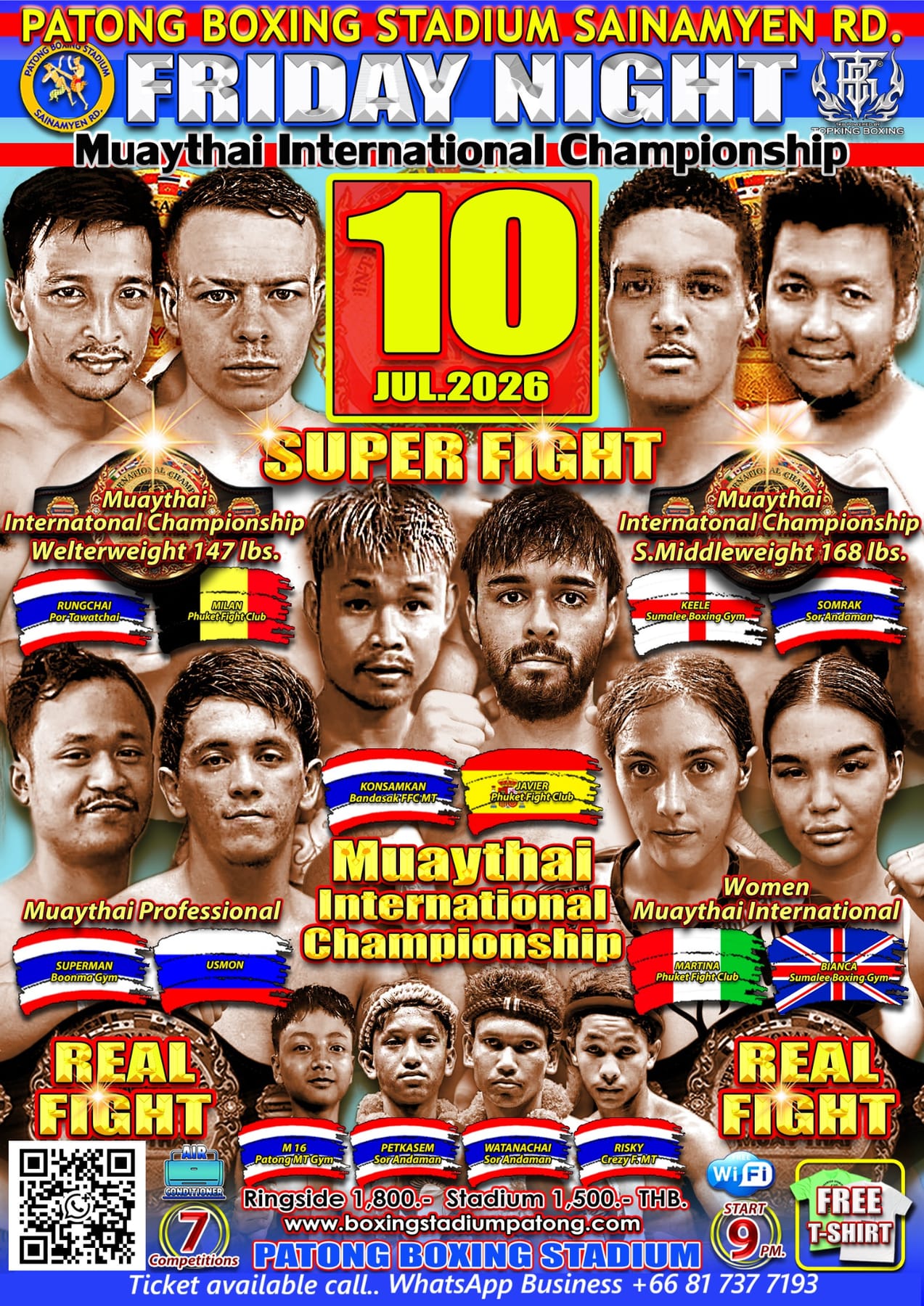 Muaythai International Championship 10 JULY 2026