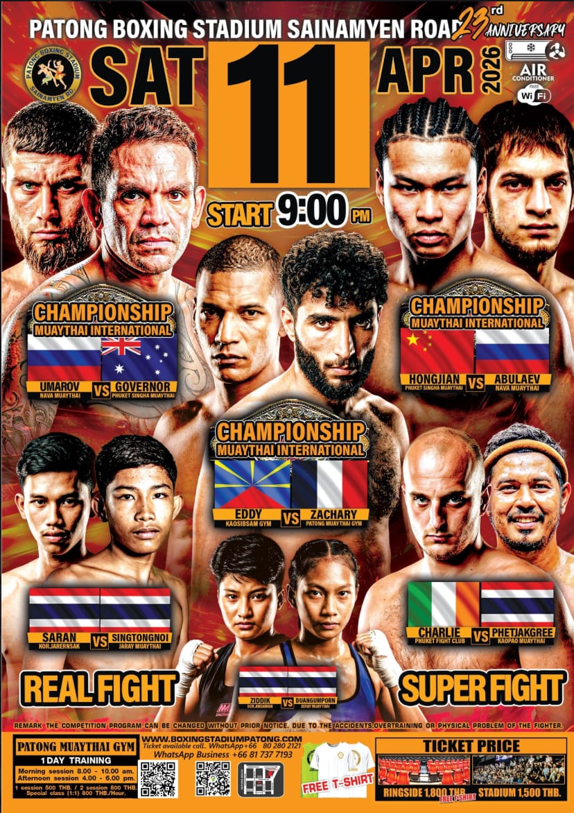 PATONG BOXING STADIUM 11 APRIL 2026