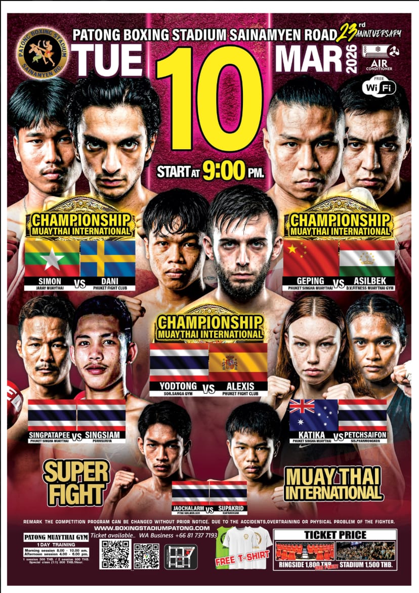 PATONG BOXING STADIUM 10 MARCH 2026