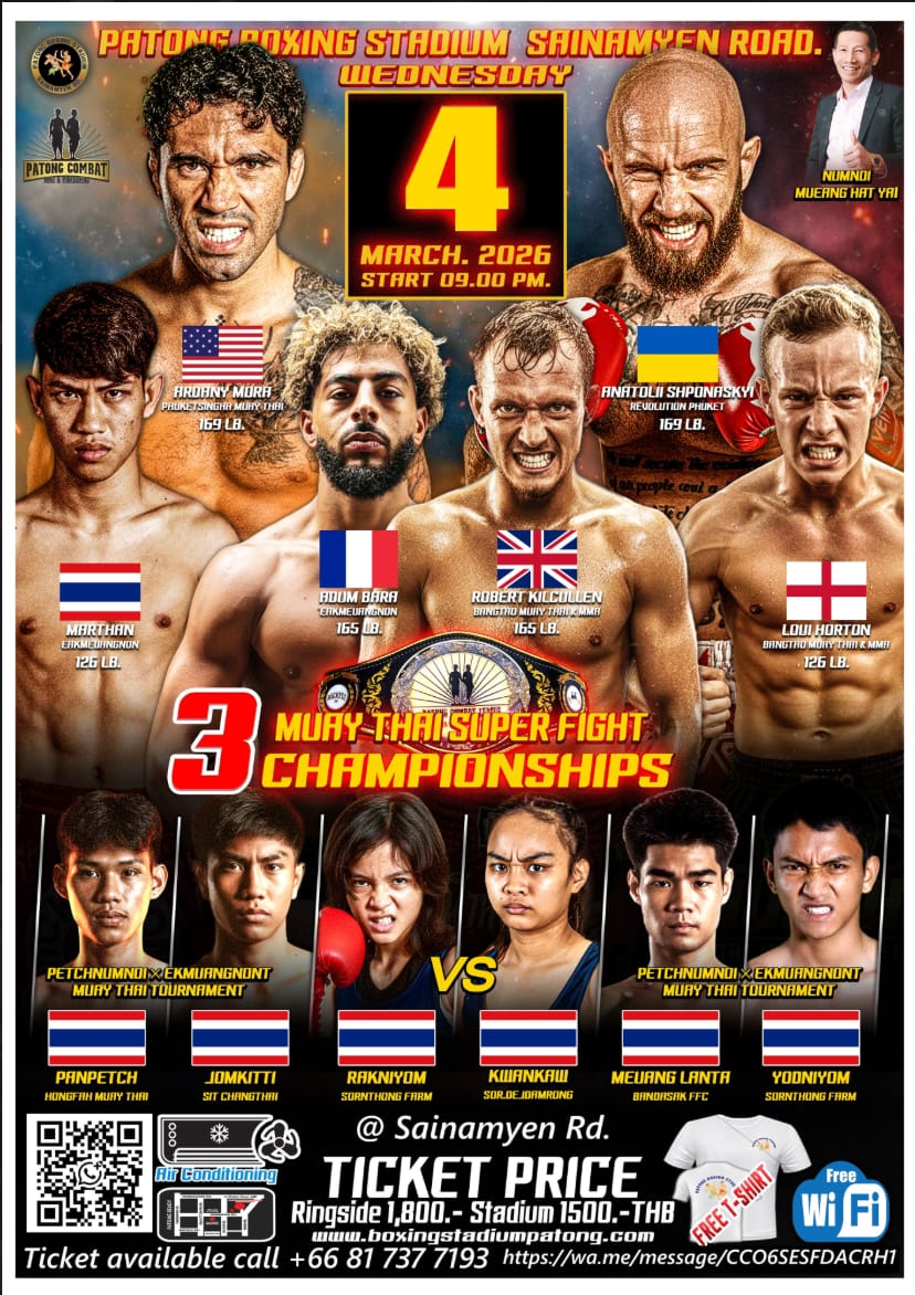 MUAY THAI SUPER FIGHT CHAMPIONSHIPS 4 MARCH 2026