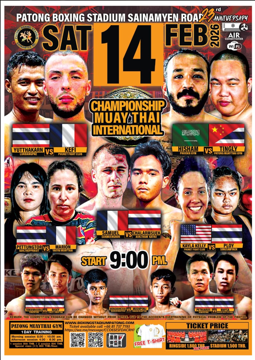 CHAMPIONSHIP MUAY THAI INTERNATIONAL 14 FEBRUARY 2026