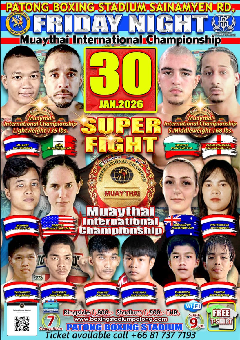 Muaythai International Championship 30 JANUARY 2026