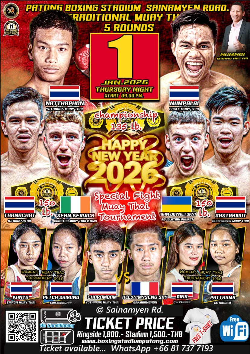 PATONG BOXING STADIUM 1 JANUARY 2026