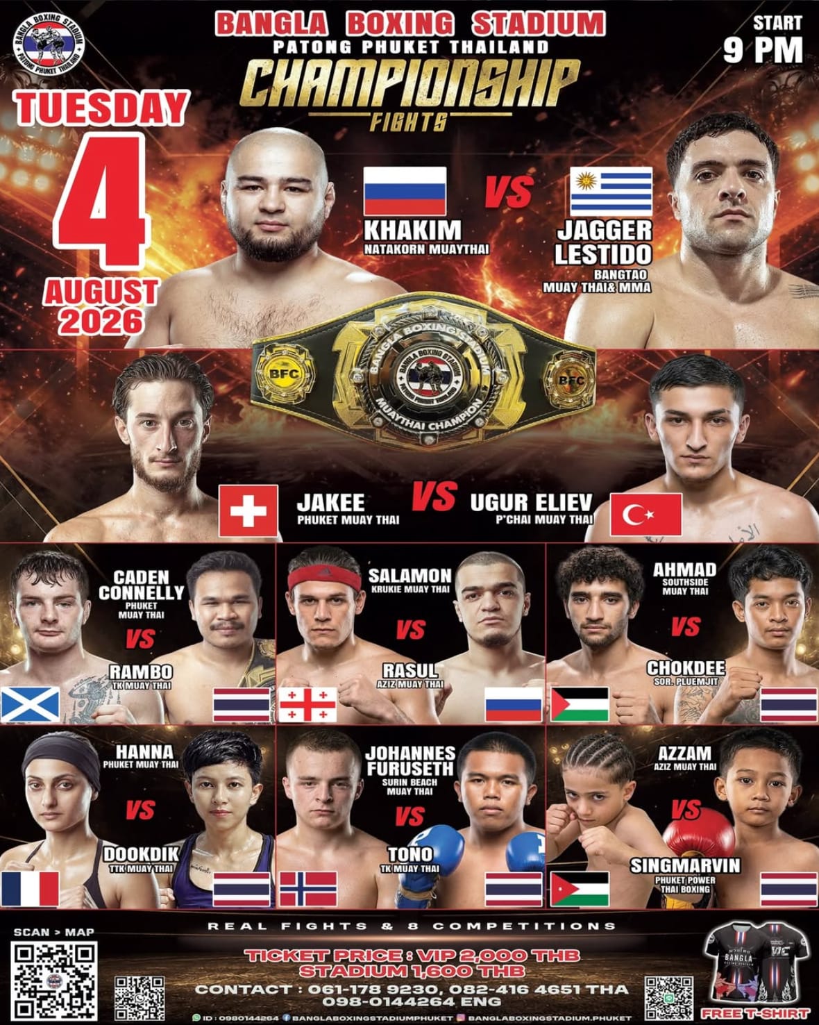 CHAMPIONSHIP FIGHTS 4 AUGUST 2026 banner