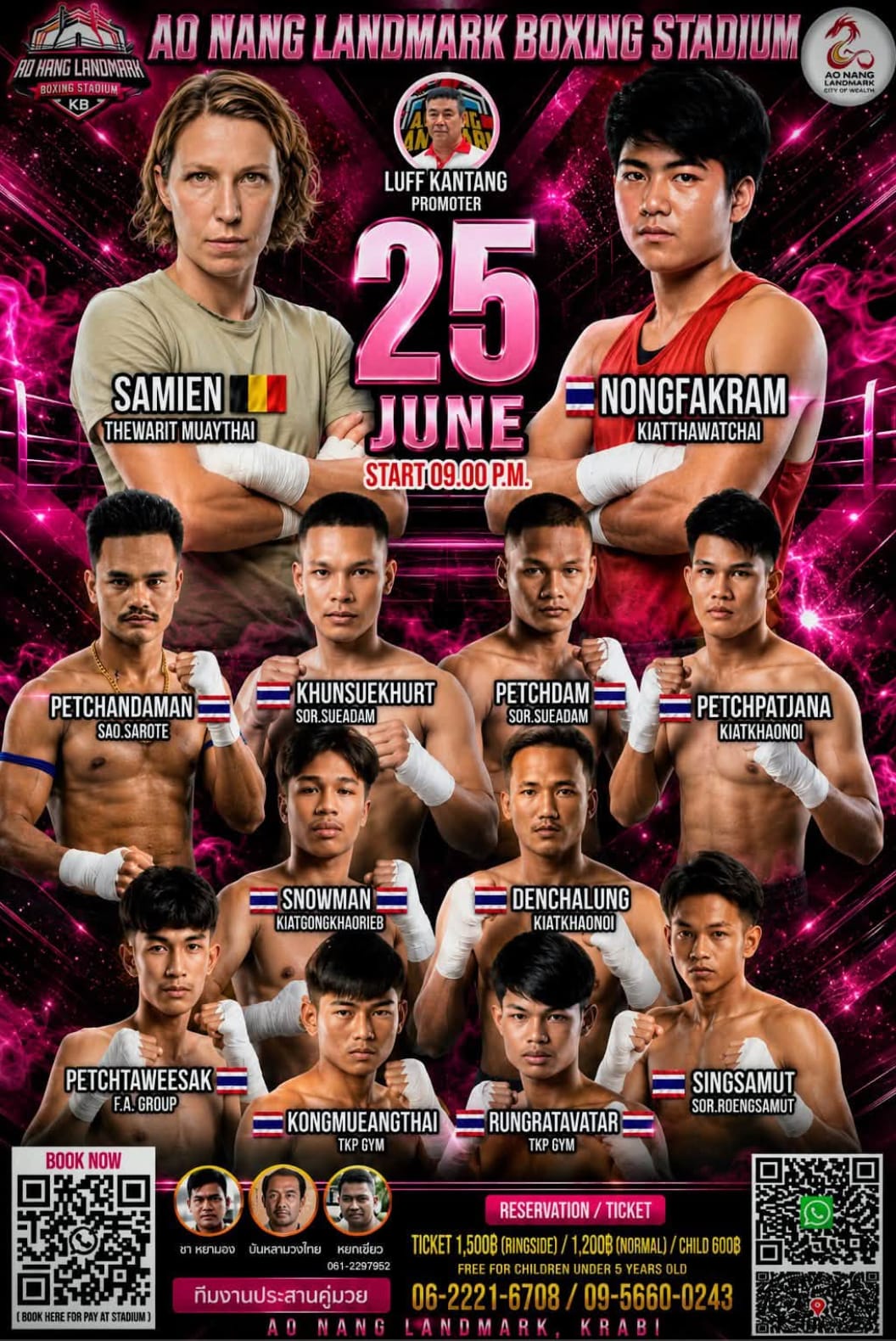 AO NANG LANDMARK BOXING STADIUM 25 JUNE 2026