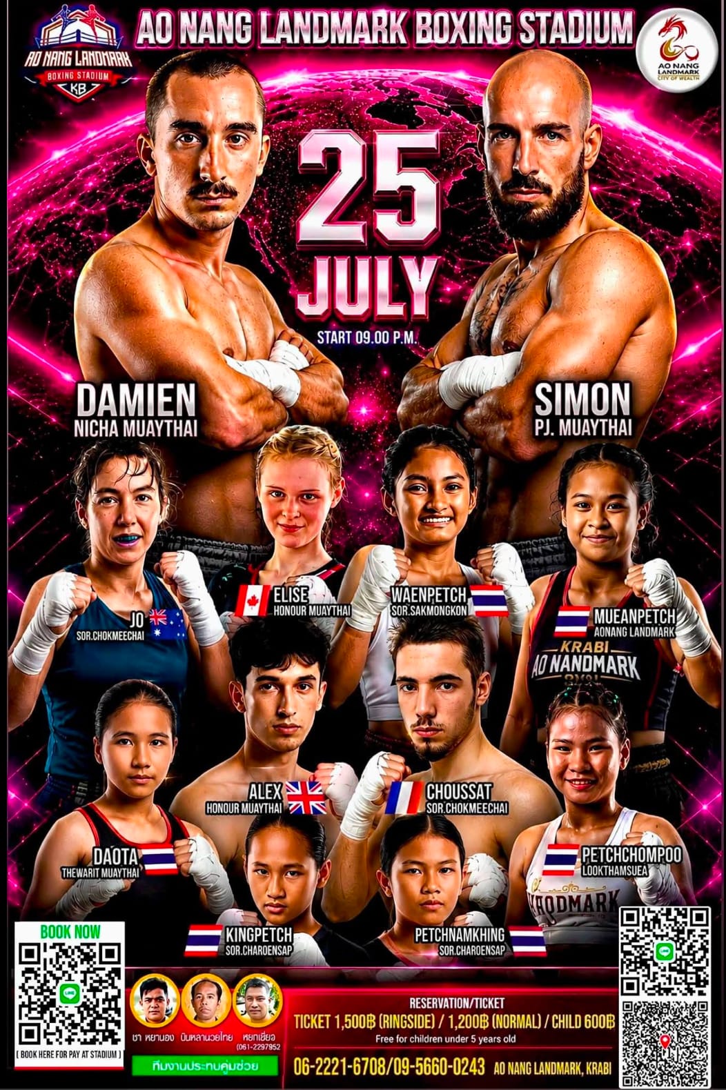AO NANG LANDMARK BOXING STADIUM 25 JULY 2026