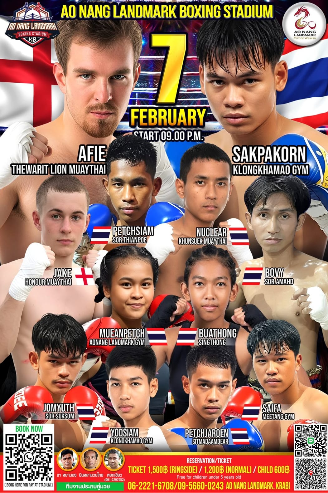 AO NANG LANDMARK BOXING STADIUM 7 FEBRUARY 2026